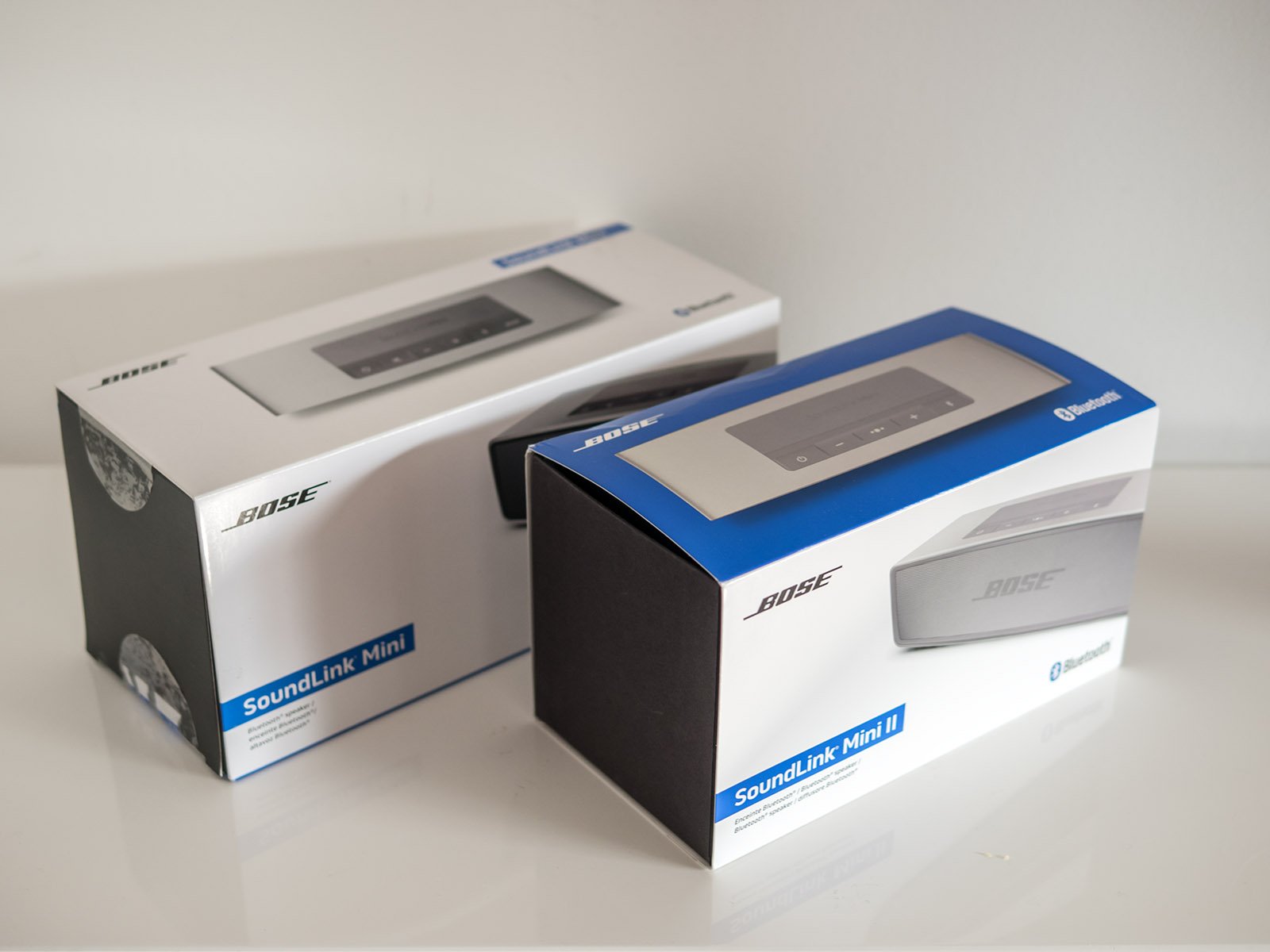 Modelos altavoces bluetooth SoundLink Mini 2 en su paquete
