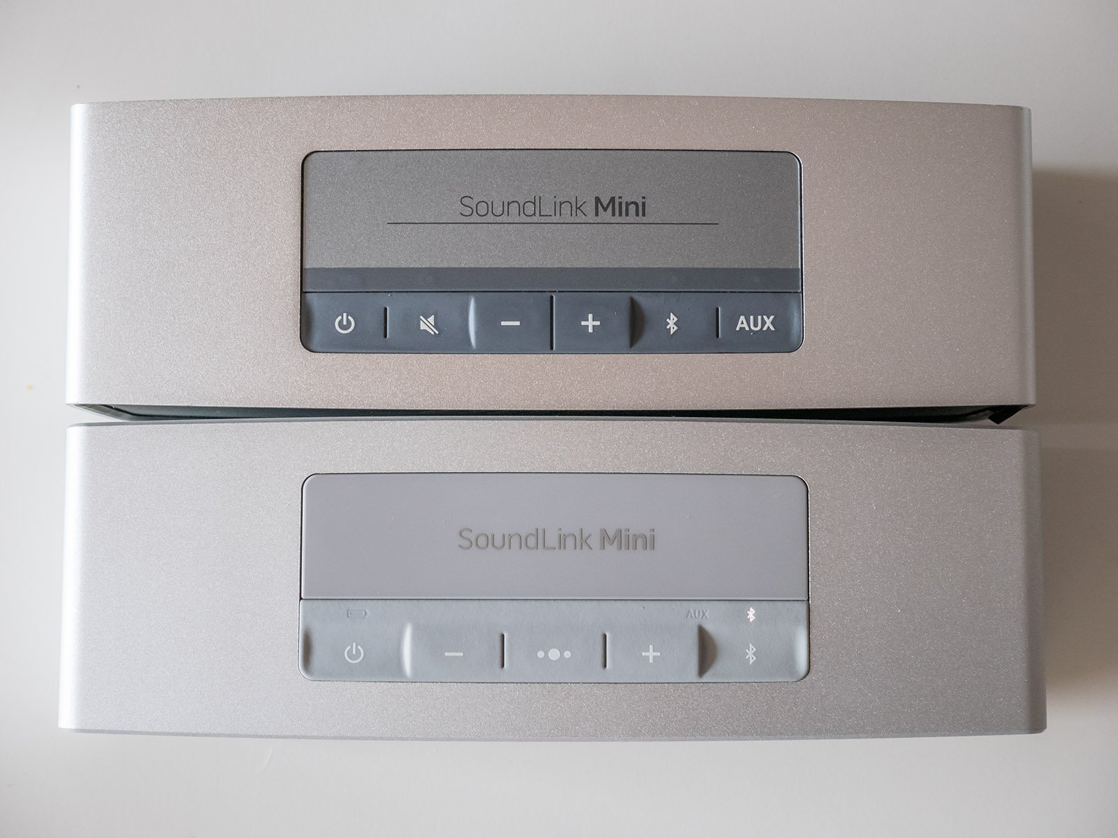 Diferencia de controles entre los altavoces bluetooth SoundLink Mini1 y 2