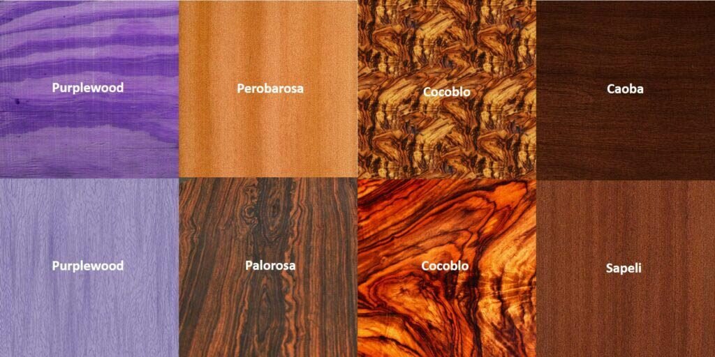 Las maderas guitarra: tipos y clasificación